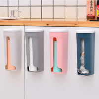 Multifunctional Wall Mounted Grocery Garbage Trash Bag Dispenser Storage Holder Case