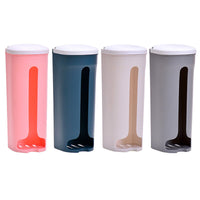 Multifunctional Wall Mounted Grocery Garbage Trash Bag Dispenser Storage Holder Case