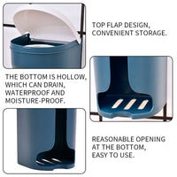 Multifunctional Wall Mounted Grocery Garbage Trash Bag Dispenser Storage Holder Case