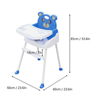 4 in1 Adjustable Baby Foldable Feeding High Chair / KC22-170