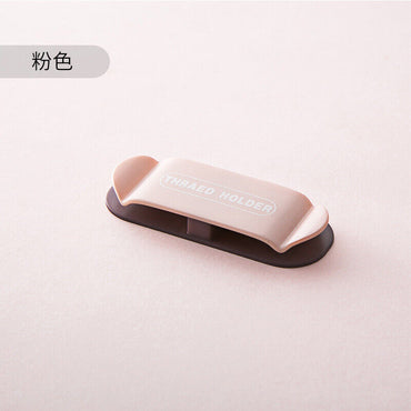 **(NET)**Adhesive Wall Mounted Power Socket Holder Wire Plug Organizer Hook 4 pcs