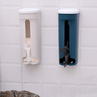Multifunctional Wall Mounted Grocery Garbage Trash Bag Dispenser Storage Holder Case