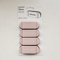 **(NET)**Adhesive Wall Mounted Power Socket Holder Wire Plug Organizer Hook 4 pcs