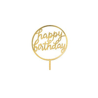 Gold Cake Topper Acrylic 1 pc