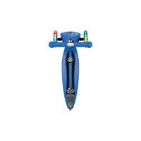 Globber Scooter Primo Foldable Fantasy - Racing Navy Blue - Karout Online -Karout Online Shopping In lebanon - Karout Express Delivery 