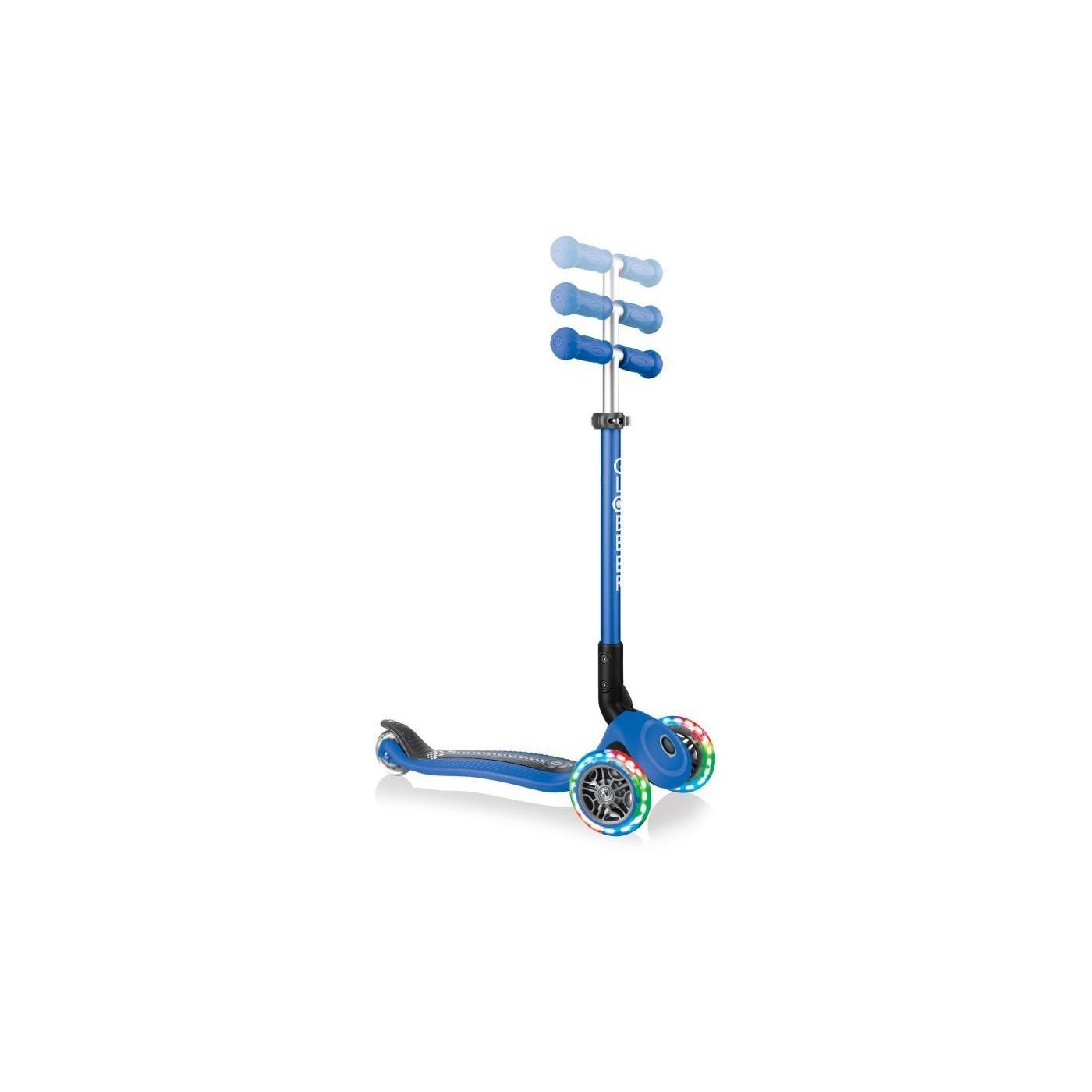 Globber Scooter Primo Foldable Fantasy - Racing Navy Blue - Karout Online -Karout Online Shopping In lebanon - Karout Express Delivery 
