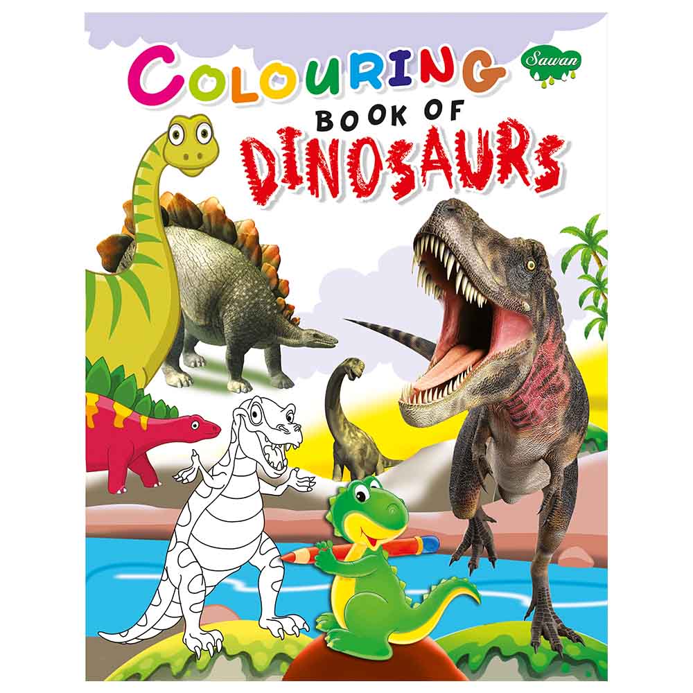 Sawan  Colouring Book Of Dinosaurs