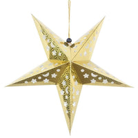 45cm Paper Star Lantern 3D Pentagram Lampshade - Karout Online