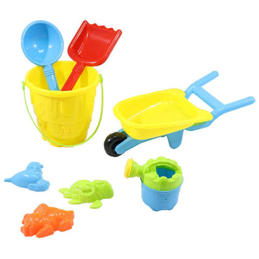 Beach Toys Set 8 Pcs Yellow Summer