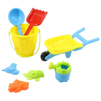 Beach Toys Set 8 Pcs Yellow Summer