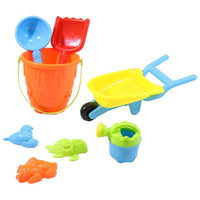 Beach Toys Set 8 Pcs Orange Summer