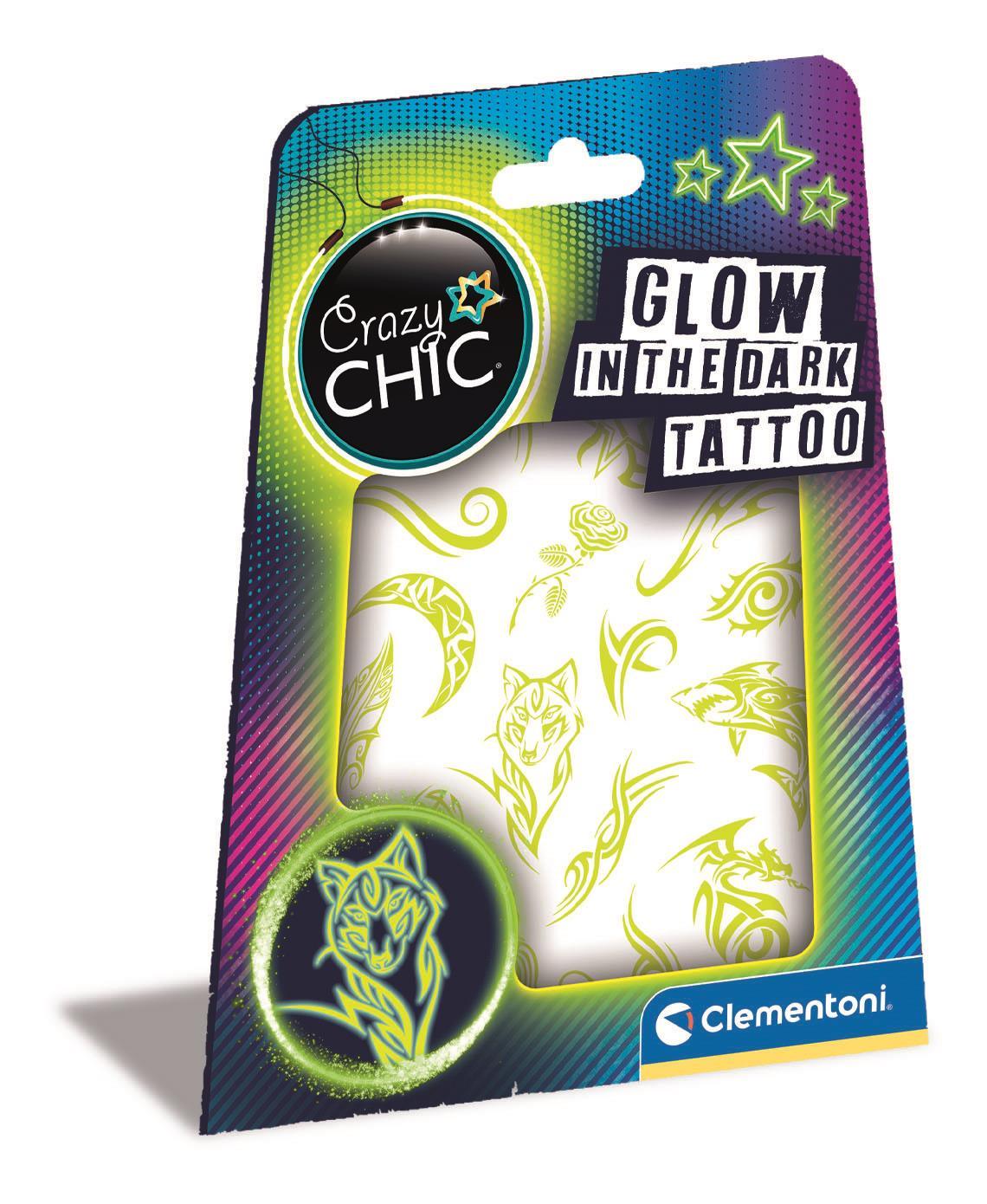 Clementoni Glow In The Dark Tattoo - Karout Online -Karout Online Shopping In lebanon - Karout Express Delivery 