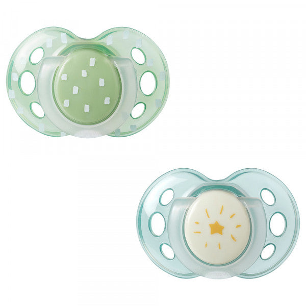 Tommee Tippee Night Time Soothers 2 Pcs 18-36m / 433400