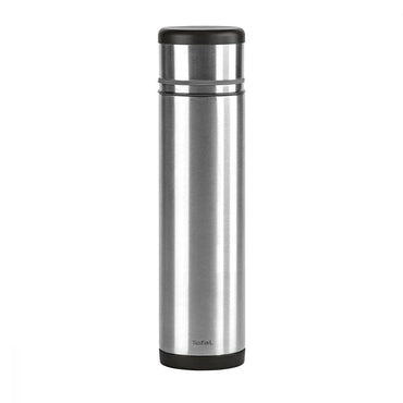 Tefal Mobility Vacuum Flask Stainless Steel Black 1 Lt / K3061414 - Karout Online -Karout Online Shopping In lebanon - Karout Express Delivery 