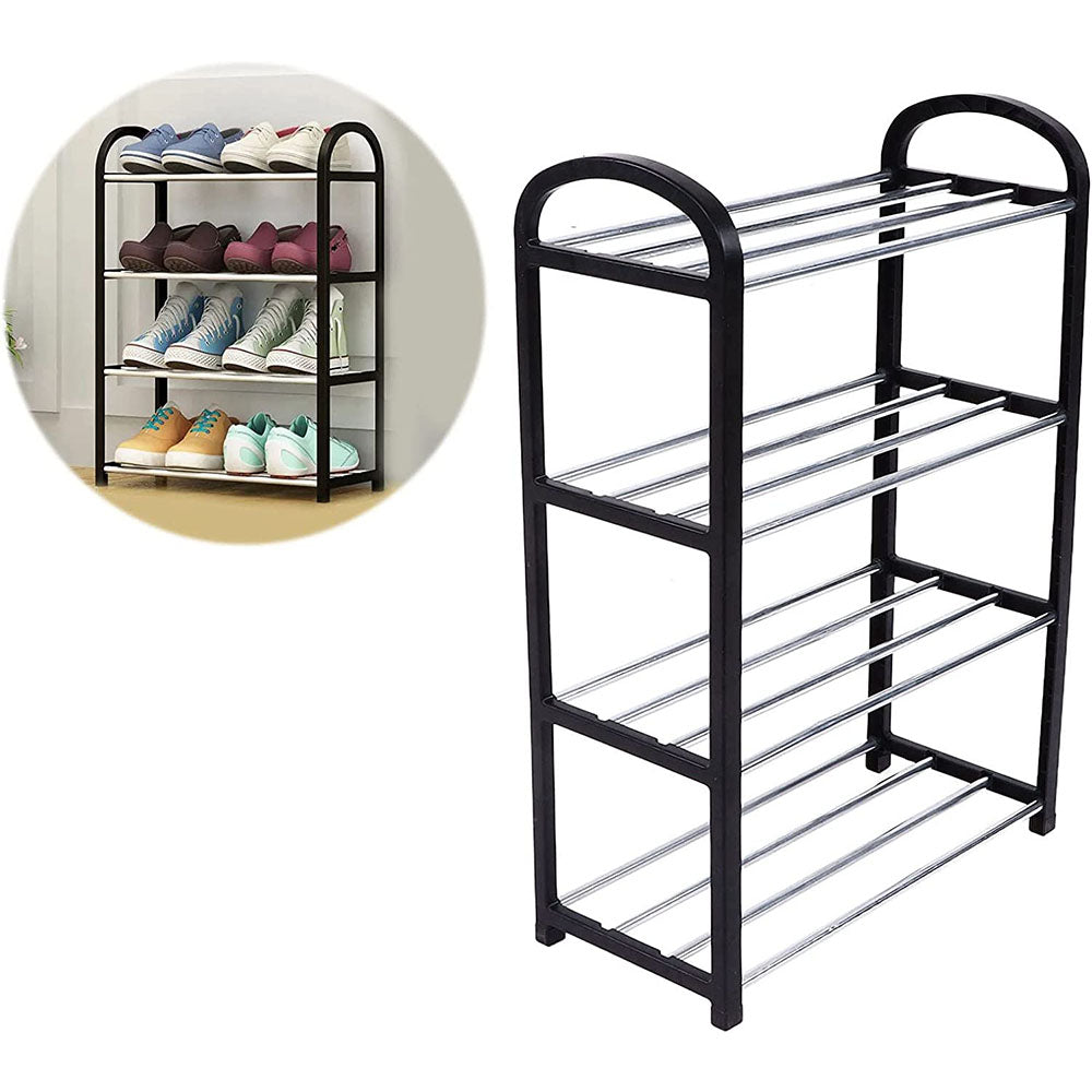 Stackable Shoe Stand 4 Layer Shoe Stand Stackable Shoe Rack Organizer Storage Stand / 22FK1