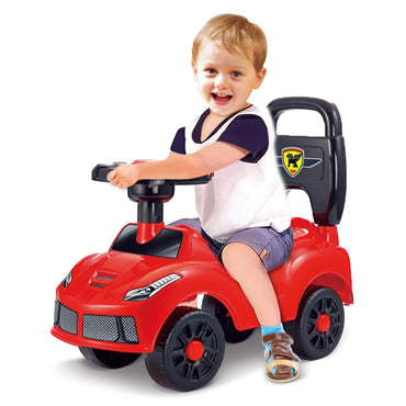 (Net) Star Shine Black Badg Ride On Car Steering Wheel / KC22-194