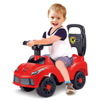 (Net) Star Shine Black Badg Ride On Car Steering Wheel / KC22-194