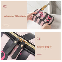 **(NET)**Portable Make Up Bag Travel Cosmetic Bag For Make Up Toiletry Bag Cosmetic Case / 22FK193 / KC22-245