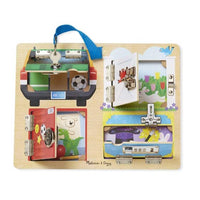 MELISSA & DOUG  LOCK AND LATCH BOARD - Karout Online -Karout Online Shopping In lebanon - Karout Express Delivery 