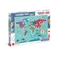 Clementoni Customs & traditions in the world 250 pcs  Exploring Maps Puzzle