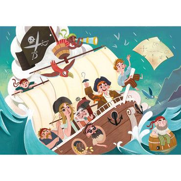 Clementoni  The Pirates  104 pcs Puzzle