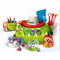 Clementoni Talent Creator - 2 in 1 Potter's Wheel - with Charger - French