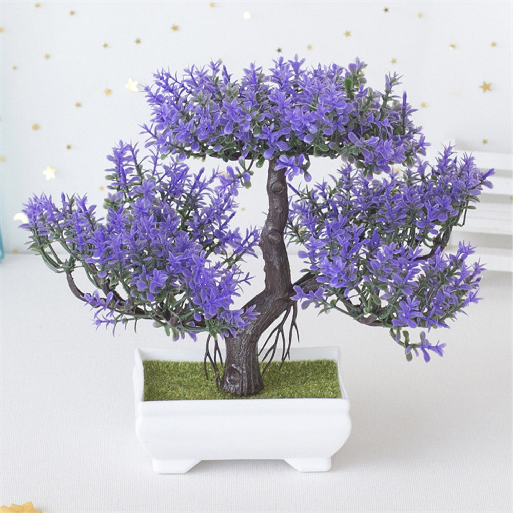 **(NET)**Artificial Plants Bonsai Small Tree Pot Plant Flowers Table Decoration Decor / 22FK174