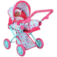 Dolls World Deluxe Pram & Care Bag - Karout Online -Karout Online Shopping In lebanon - Karout Express Delivery 