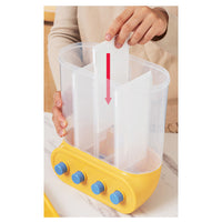 **(NET)**Wall-Mounted Kitchen Auto Cereal Dispenser Rice Dispenser Rice Storage Bucket / 22FK187