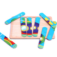 Kids Creative Strip Puzzle Design E – Vehicles / 22FK170