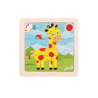 Kids Wooden Jigsaw Puzzle Baby Early Learning Educational Toy for Children  / 22FK212
