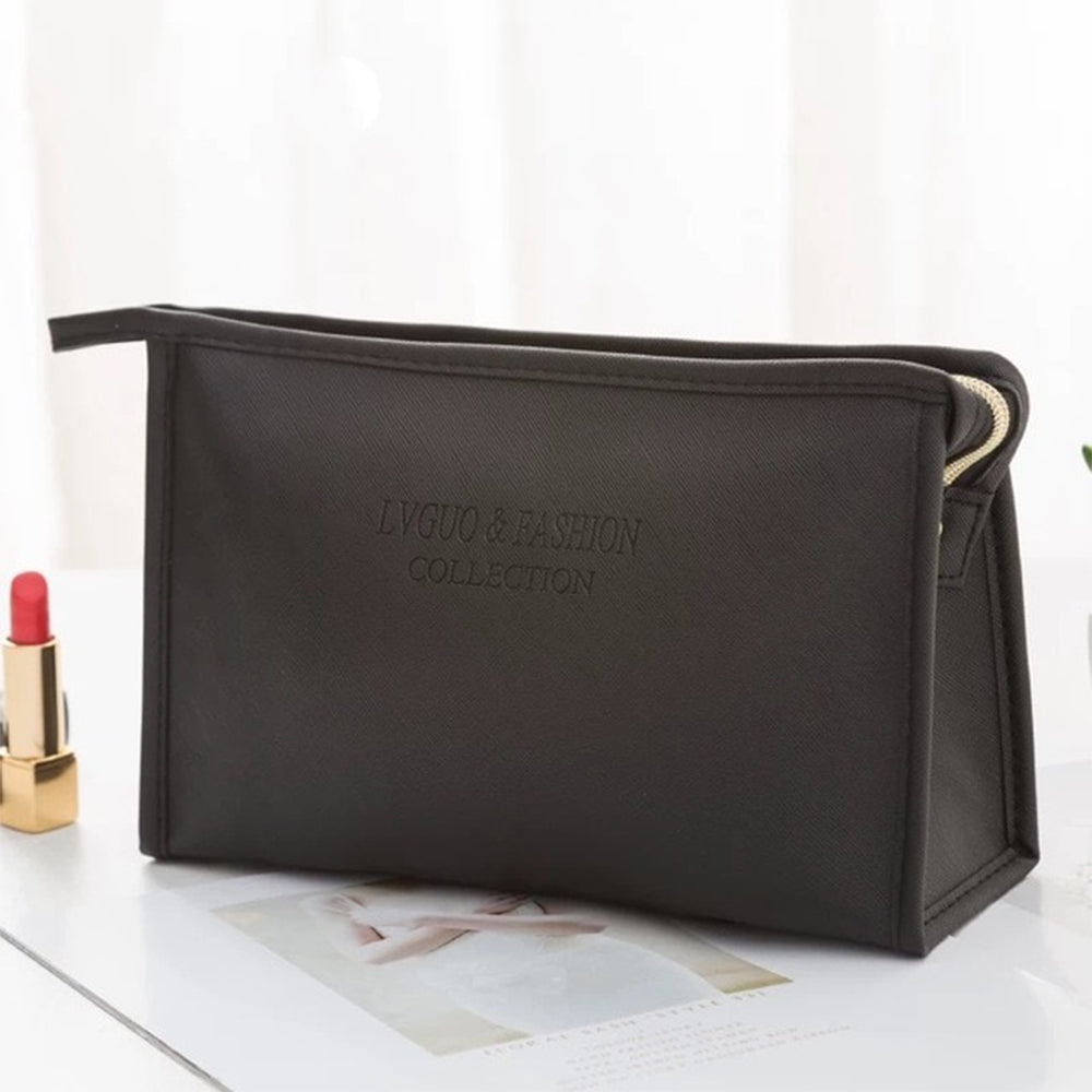 **(NET)**Women Cosmetic Bag PU Leather Waterproof Make Up Bag Beauty Case / 22FK197