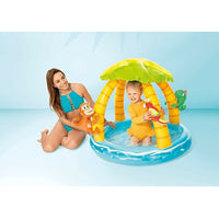 (NET) INTEX 58417NP - Tropical Island baby pool (102x86cm) paddling pool / TR58417NP