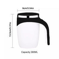 **(NET)**Automatic Self Stirring Magnetic Mug Stainless Steel Thermal Cup 380 ml / XY-221 / 545210 / KN-445 / XQ-168