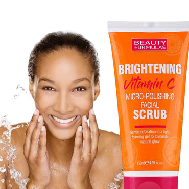Beauty Formulas Brightening Vitamin C Micro Polishing Facial Scrub 150ml