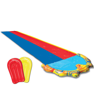 Banzai 16L Splash Sprint Racing Slide with 2 Bodyboards