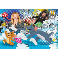 Clementoni  Maxi Tom and Jerry Supercolor 24 pcs puzzle - Karout Online -Karout Online Shopping In lebanon - Karout Express Delivery 