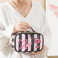 **(NET)**Portable Make Up Bag Travel Cosmetic Bag For Make Up Toiletry Bag Cosmetic Case / 22FK193 / KC22-245