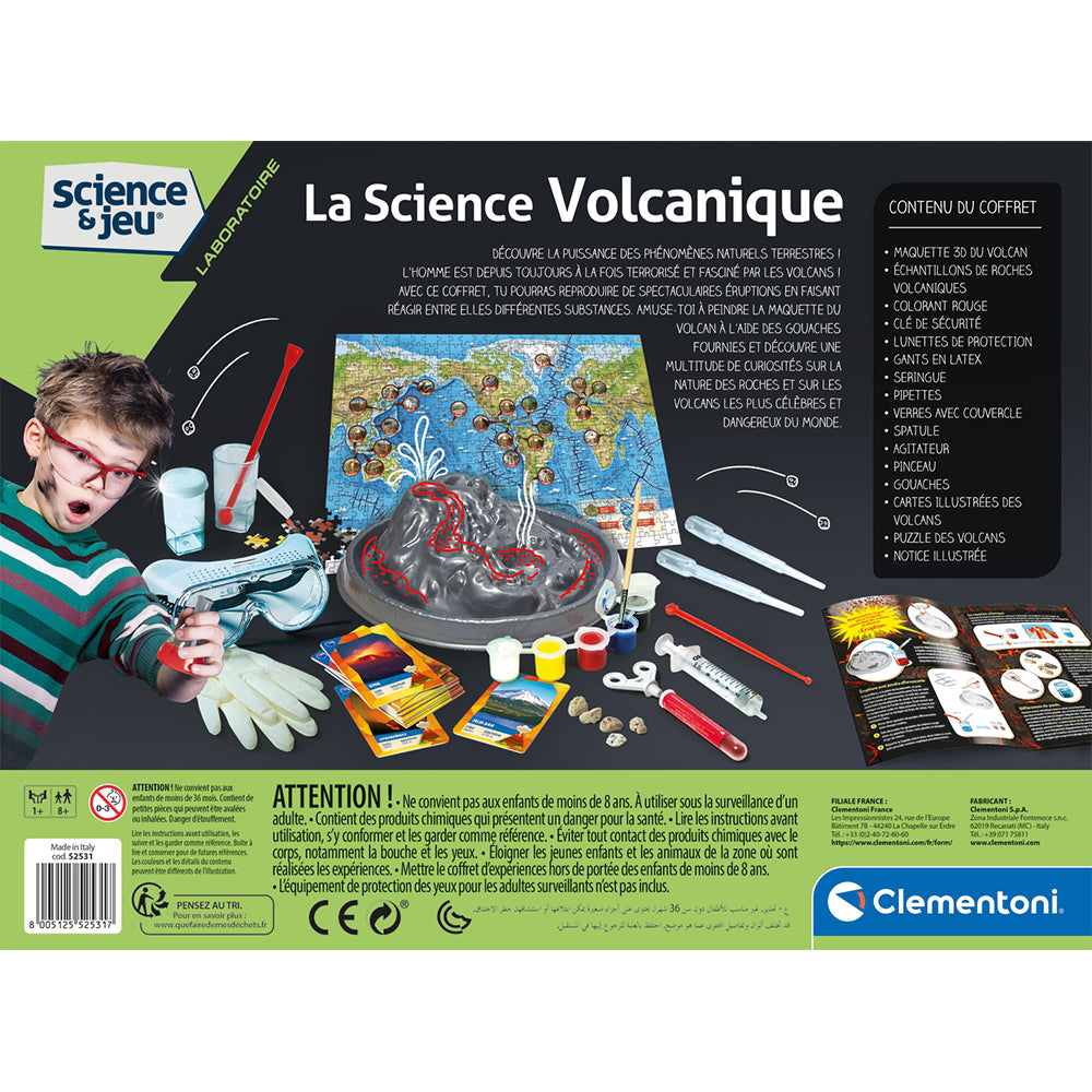 Clementoni La Science Volcanique Children's Laboratory- French