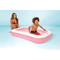 (NET) INTEX 58423NP Rectangular pink 166x100x25cm paddling pool