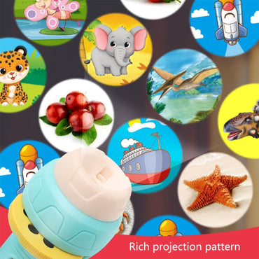 Children’s Projection Toy Torch Toy with Rotate Slide Preschool Funny Gift / 22FK217