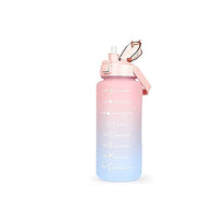 **NET** Motivational Water Bottle With Straw  Leakproof Sports Water Bottle for Gym Camping Tour / 51588 / JR23-12 / JR23-14