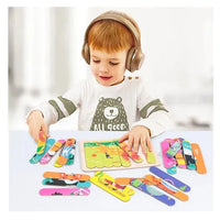 Kids Creative Strip Puzzle Design E – Vehicles / 22FK170