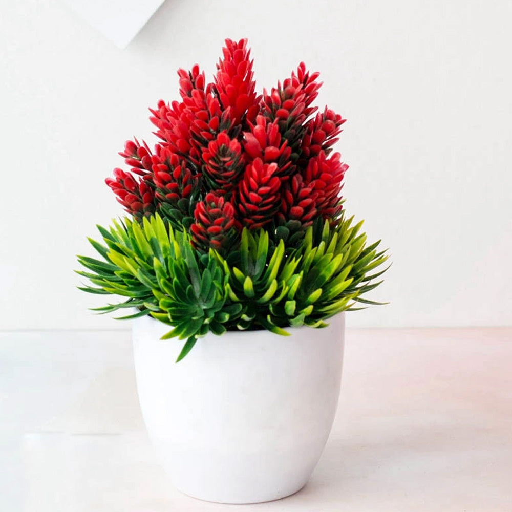 **(NET)**Artificial Plants Bonsai Small Tree Pot Plant Flowers Table Decoration Decor / 22FK172