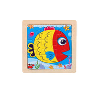 Kids Wooden Jigsaw Puzzle Baby Early Learning Educational Toy for Children  / 22FK212