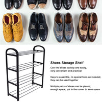 4 Layer Shoe Stand Stackable Shoe Rack Organizer Storage Stand  / 22FK191