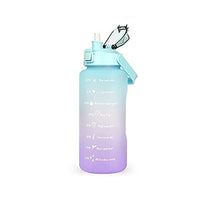 **NET** Motivational Water Bottle With Straw  Leakproof Sports Water Bottle for Gym Camping Tour / 51588 / JR23-12 / JR23-14