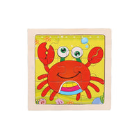 Kids Wooden Jigsaw Puzzle Baby Early Learning Educational Toy for Children  / 22FK212