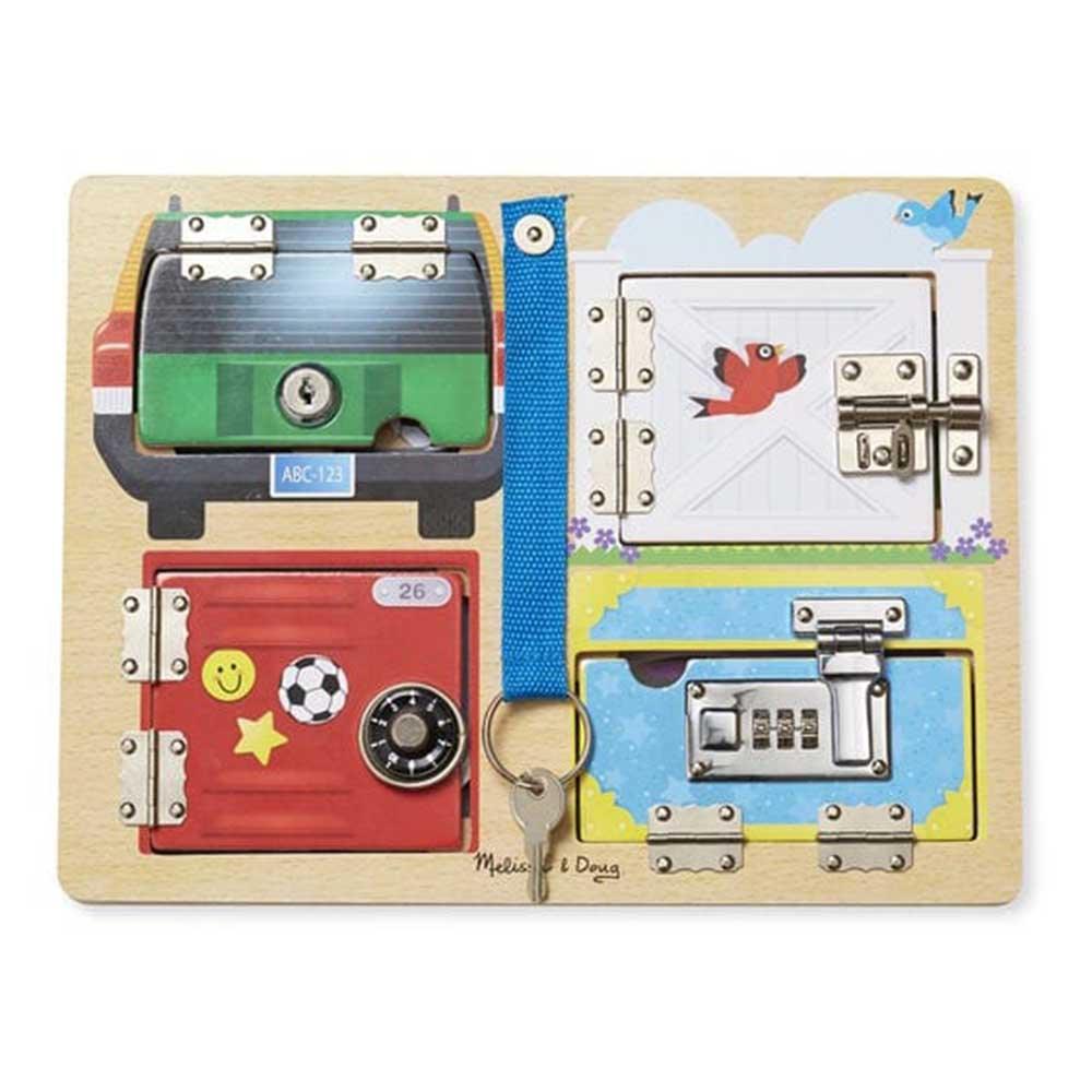 MELISSA & DOUG  LOCK AND LATCH BOARD - Karout Online -Karout Online Shopping In lebanon - Karout Express Delivery 