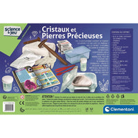 Clementoni 52345 Science & Game Crystals and Gemstones- French